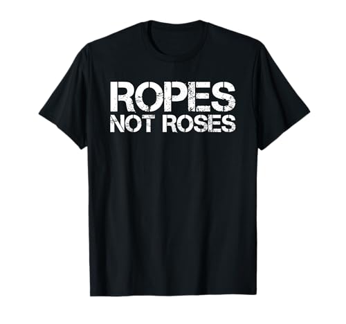 Seile Not Roses Lustige BDSM Shibari Männer Frauen Geschenke T-Shirt Seile Not Roses Lustige BDSM Shibari Männer Frauen Geschenke T-Shirt von Humor Japanese Bondage Cuffs Kink Fetish Design