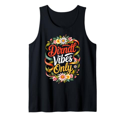 Oktoberfest - Dirndl Vibes Only Tank Top Oktoberfest - Dirndl Vibes Only Tank Top von Humor Oktoberfest Apparel