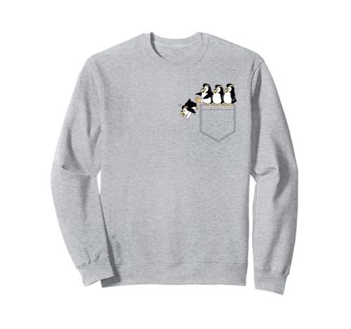 Penguin Pocket Cute Diving Penguin Funny Animal Lover Kids Sweatshirt Penguin Pocket Cute Diving Penguin Funny Animal Lover Kids Sweatshirt von Humor Penguin Pocket Diving Vintage Men Women Kids