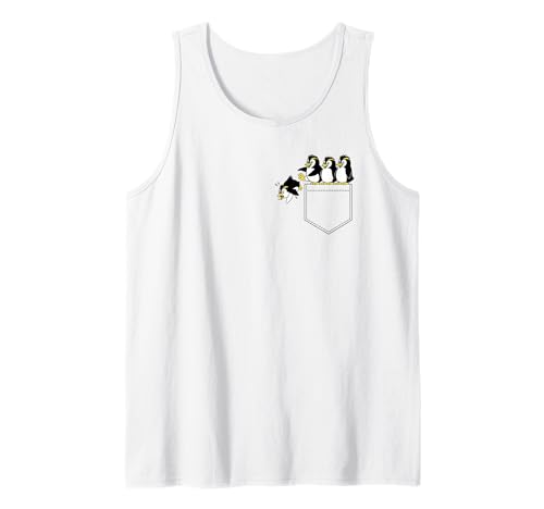 Penguin Pocket Cute Diving Penguin Funny Animal Lover Kids Tank Top Penguin Pocket Cute Diving Penguin Funny Animal Lover Kids Tank Top von Humor Penguin Pocket Diving Vintage Men Women Kids