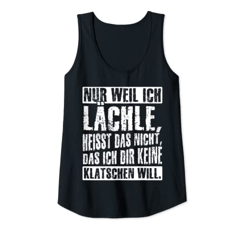 Damen Klatschen Menschen Mit Humor Party Lacher Spruch Tank Top Damen Klatschen Menschen Mit Humor Party Lacher Spruch Tank Top von Humor Sarkasmus Party Bekleidung & Designs