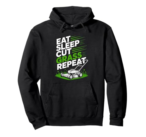 Eat Sleep Cut Grass Repeat Lawn Mowing Spruch Papa Frauen Männer Pullover Hoodie Eat Sleep Cut Grass Repeat Lawn Mowing Spruch Papa Frauen Männer Pullover Hoodie von Humor Yard Work Routine Retro Landscaping Father