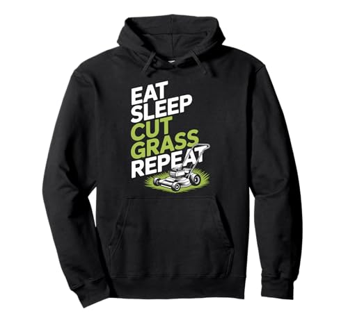 Eat Sleep Cut Grass Repeat Lawn Mowing Spruch Papa Frauen Männer Pullover Hoodie Eat Sleep Cut Grass Repeat Lawn Mowing Spruch Papa Frauen Männer Pullover Hoodie von Humor Yard Work Routine Retro Landscaping Father