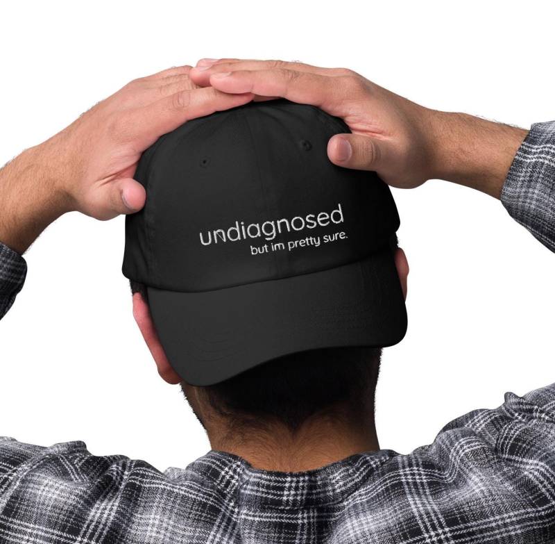 Cap - Undiagnosed | Gift-For-Cap Cappy Kappe Stickerei Bestickte Bestickt Papa Cap Cappie von HumorGiftsDE