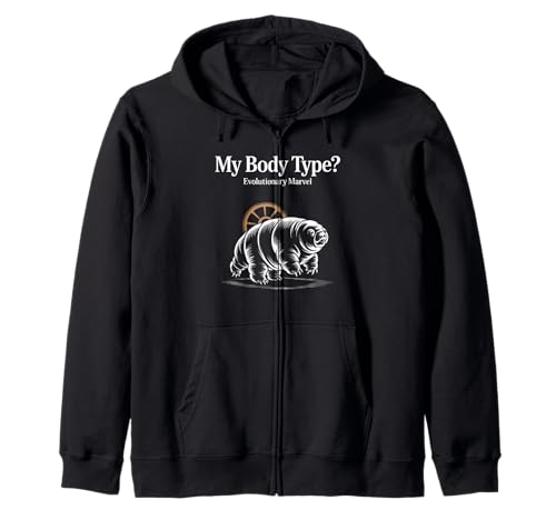 Lustiges Sprichwort Mein Körpertyp Evolutionary Marvel Witz Damen Herren Kapuzenjacke Lustiges Sprichwort Mein Körpertyp Evolutionary Marvel Witz Damen Herren Kapuzenjacke von Humorous Camping Tailgate Dad Chill Vibes Grandpa