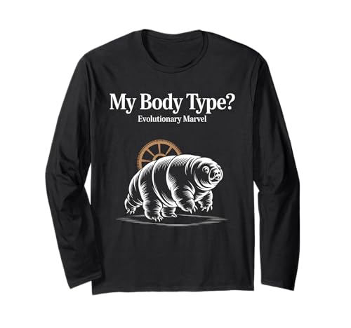 Lustiges Sprichwort Mein Körpertyp Evolutionary Marvel Witz Damen Herren Langarmshirt Lustiges Sprichwort Mein Körpertyp Evolutionary Marvel Witz Damen Herren Langarmshirt von Humorous Camping Tailgate Dad Chill Vibes Grandpa