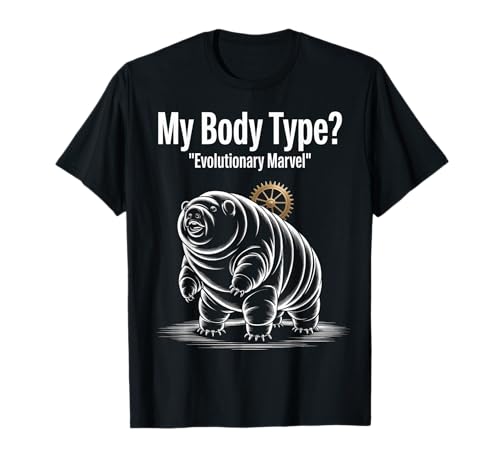Lustiges Sprichwort Mein Körpertyp Evolutionary Marvel Witz Damen Herren T-Shirt Lustiges Sprichwort Mein Körpertyp Evolutionary Marvel Witz Damen Herren T-Shirt von Humorous Camping Tailgate Dad Chill Vibes Grandpa