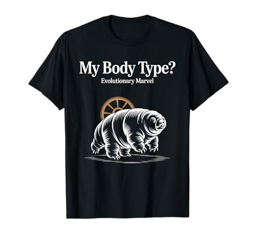 Lustiges Sprichwort Mein Körpertyp Evolutionary Marvel Witz Damen Herren T-Shirt Lustiges Sprichwort Mein Körpertyp Evolutionary Marvel Witz Damen Herren T-Shirt von Humorous Camping Tailgate Dad Chill Vibes Grandpa