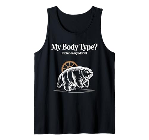 Lustiges Sprichwort Mein Körpertyp Evolutionary Marvel Witz Damen Herren Tank Top Lustiges Sprichwort Mein Körpertyp Evolutionary Marvel Witz Damen Herren Tank Top von Humorous Camping Tailgate Dad Chill Vibes Grandpa
