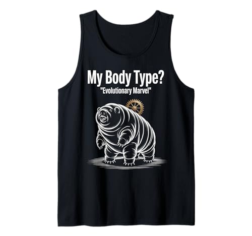 Lustiges Sprichwort Mein Körpertyp Evolutionary Marvel Witz Damen Herren Tank Top Lustiges Sprichwort Mein Körpertyp Evolutionary Marvel Witz Damen Herren Tank Top von Humorous Camping Tailgate Dad Chill Vibes Grandpa