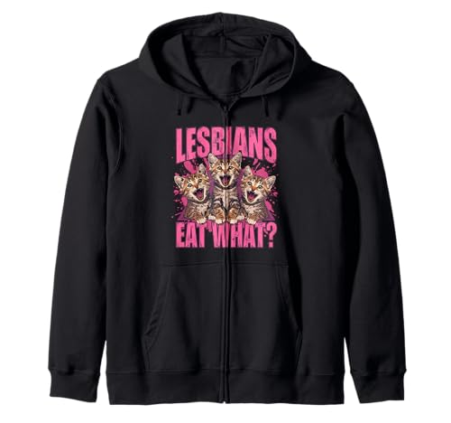 Funny Lesbian Cat Meme LGBTQ Pride Humor for Women and Men Kapuzenjacke Funny Lesbian Cat Meme LGBTQ Pride Humor for Women and Men Kapuzenjacke von Humorous Cat Lovers Apparel LGBTQ Pride Clothing