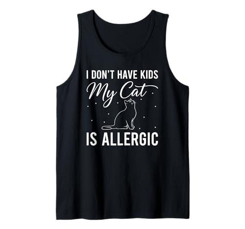Ich Habe Keine Kinder, Meine Katze ist allergisch, lustige Katzenliebhaber Tank Top Ich Habe Keine Kinder, Meine Katze ist allergisch, lustige Katzenliebhaber Tank Top von Humorous Cat Saying Funny Cat Owner Gifts
