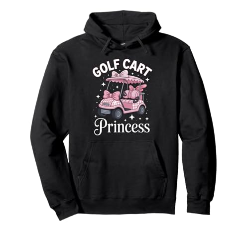 Lustiger Spruch Golfwagen Prinzessin Rosa Schleife Oma Damen Herren Pullover Hoodie Lustiger Spruch Golfwagen Prinzessin Rosa Schleife Oma Damen Herren Pullover Hoodie von Humorous Glam Girl Golf Driver Sparkly Queen Mom