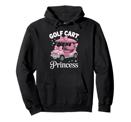 Lustiger Spruch Golfwagen Prinzessin Rosa Schleife Oma Damen Herren Pullover Hoodie Lustiger Spruch Golfwagen Prinzessin Rosa Schleife Oma Damen Herren Pullover Hoodie von Humorous Glam Girl Golf Driver Sparkly Queen Mom