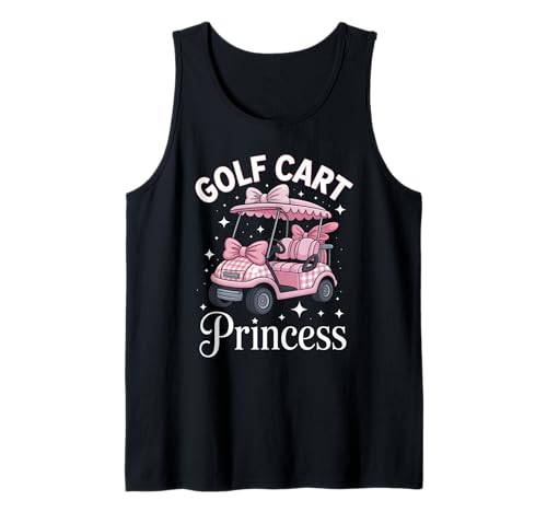 Lustiger Spruch Golfwagen Prinzessin Rosa Schleife Oma Damen Herren Tank Top Lustiger Spruch Golfwagen Prinzessin Rosa Schleife Oma Damen Herren Tank Top von Humorous Glam Girl Golf Driver Sparkly Queen Mom