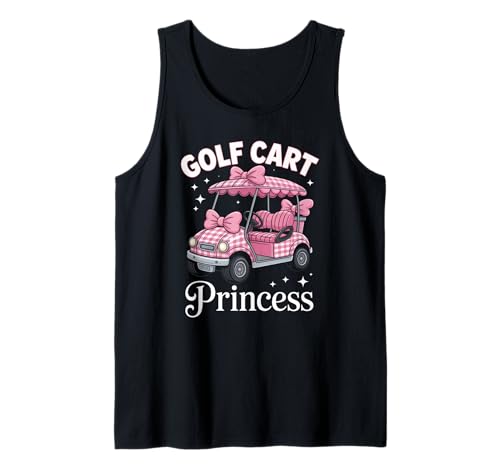 Lustiger Spruch Golfwagen Prinzessin Rosa Schleife Oma Damen Herren Tank Top Lustiger Spruch Golfwagen Prinzessin Rosa Schleife Oma Damen Herren Tank Top von Humorous Glam Girl Golf Driver Sparkly Queen Mom