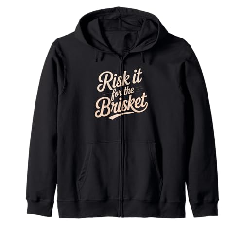 Lustiger Spruch Risk It For The Brisket BBQ Joke Women Men Kapuzenjacke Lustiger Spruch Risk It For The Brisket BBQ Joke Women Men Kapuzenjacke von Humorous Meat Smoker Grill Pitmaster Cookout Dad