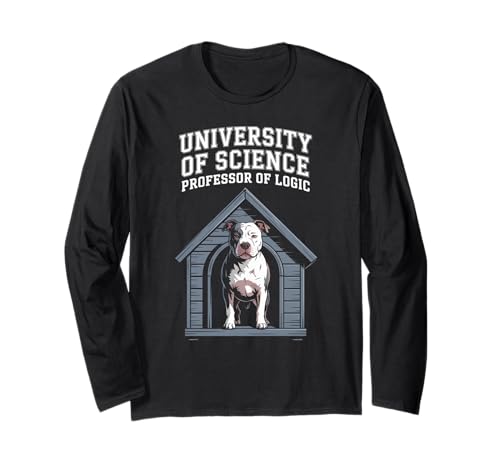 Lustiger Spruch Professor Of Logic University Hund Frauen Männer Langarmshirt Lustiger Spruch Professor Of Logic University Hund Frauen Männer Langarmshirt von Humorous Nerd Pet Lover Bulldog Sarcasm Joke