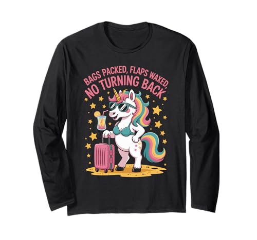 Lustiger Spruch Einhorn Klappen Wayed Urlaub Stimmung Damen Herren Langarmshirt Lustiger Spruch Einhorn Klappen Wayed Urlaub Stimmung Damen Herren Langarmshirt von Humorous Sassy Pride Travel Beach Sarcasm Look