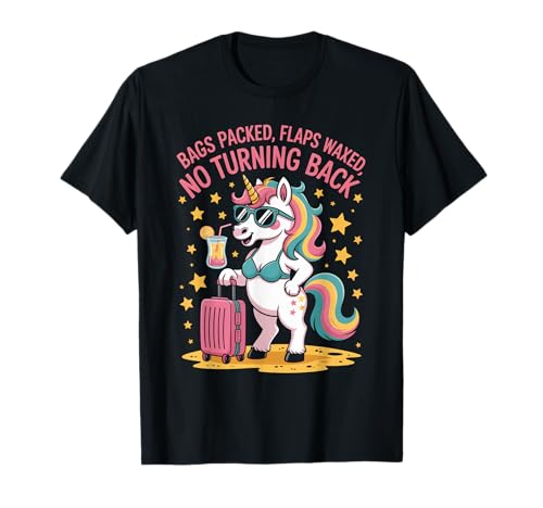 Lustiger Spruch Einhorn Klappen Wayed Urlaub Stimmung Damen Herren T-Shirt von Humorous Sassy Pride Travel Beach Sarcasm Look