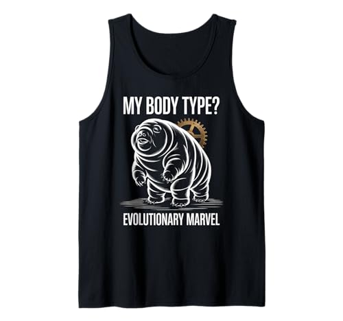 Lustiges Sprichwort Mein Körpertyp Evolutionary Marvel Witz Damen Herren Tank Top Lustiges Sprichwort Mein Körpertyp Evolutionary Marvel Witz Damen Herren Tank Top von Humorous Tardigrade Science Nerd Biology Joke