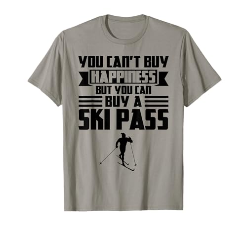 Glück kann man nicht kaufen, Skipass, Sport T-Shirt Glück kann man nicht kaufen, Skipass, Sport T-Shirt von Humorous skier Gifts