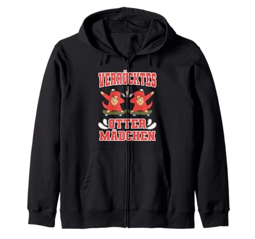 Seeotter Otter Auf Skateboard Verrücktes Otter Mädchen Kapuzenjacke Seeotter Otter Auf Skateboard Verrücktes Otter Mädchen Kapuzenjacke von Humorvolle Designs mit Seeotter Motiven