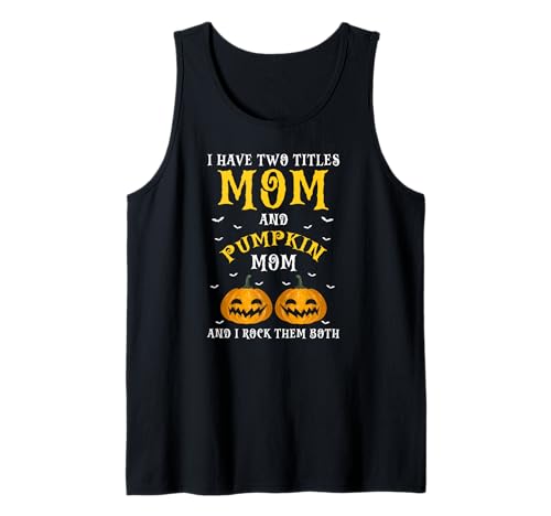 Doppelte Mama-Rolle mit Kürbis zu Halloween Tank Top Doppelte Mama-Rolle mit Kürbis zu Halloween Tank Top von Humorvolle Herbststimmung für Mütter