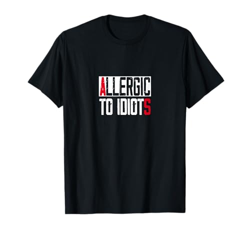 Allergic To Idiots - lustiges Sarkasmus Herren T-Shirt Allergic To Idiots - lustiges Sarkasmus Herren T-Shirt von Humorvolle Shirts & originelle Sprüche Männer