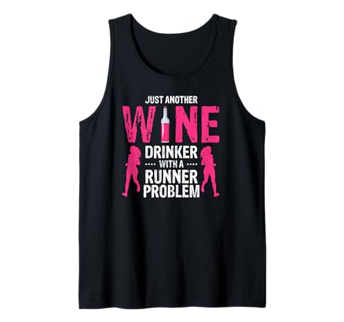Weinliebende Läuferin Lustiger Spruch Für Frauen Tank Top Weinliebende Läuferin Lustiger Spruch Für Frauen Tank Top von Humorvolles Lauf-Wein Zitat für Sie