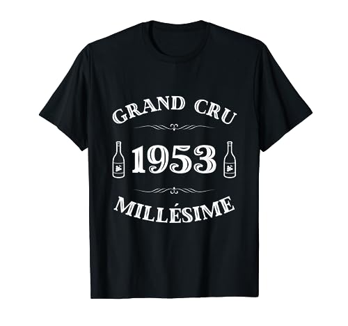 Grand Cru 1953 Jahrgang Humor Geburtstag 1953 Herren T-Shirt Grand Cru 1953 Jahrgang Humor Geburtstag 1953 Herren T-Shirt von Humour 1953 Femme Humoristique Anniversaire Cadeau