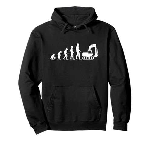 Evolution Bagger Humor Maschinen Herren witzig Pullover Hoodie Evolution Bagger Humor Maschinen Herren witzig Pullover Hoodie von Humour Pelleteuse Homme Humoristique Chantier
