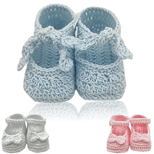 Babyschuhe, Taufgeschenke für Mädchen/Jungen, Baby Schuhe, Baby Geschenk Mädchen, Geschenke zur Geburt, Baby Erstausstattung Neugeborene, Krabbelschuhe baby, Taufe Geschenk Junge von Humpti