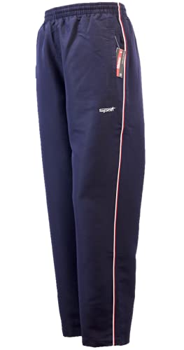 Herren Jogginghose, Sporthose,Freizeithose Sommerhose leicht und Luftig (kt1) (Blau, L) von Humy