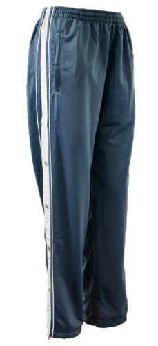 Herren Trainingshose, Sporthose mit Offener Seite (Qc3) (XL, Blau) von Humy