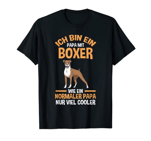 Herren Vater Papa Vatertag Deutscher Boxer Papa T-Shirt Herren Vater Papa Vatertag Deutscher Boxer Papa T-Shirt von Hund Deutscher Boxer Geschenk
