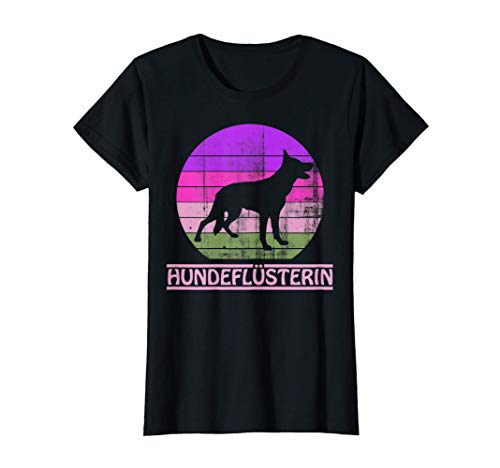 Damen Hundeflüsterin Hunde Flüsterin Flüsterer Hunderasse Gassi T-Shirt Damen Hundeflüsterin Hunde Flüsterin Flüsterer Hunderasse Gassi T-Shirt von Hund Haustier Hundebesitzer Lieblingshund