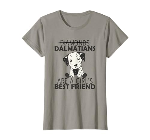 Dalmatiner Mädchen Beste Freund Diamanten Dalmatinerhund T-Shirt Dalmatiner Mädchen Beste Freund Diamanten Dalmatinerhund T-Shirt von Hund Liebeshunde Sprüche Welpenbesitzer