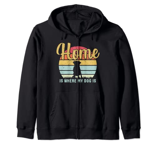 Home Is Where The Dog Is | Hund Herren, Damen und Kinder Kapuzenjacke Home Is Where The Dog Is | Hund Herren, Damen und Kinder Kapuzenjacke von Hund Liebhaber Tierbesitzer Shirts und Geschenke