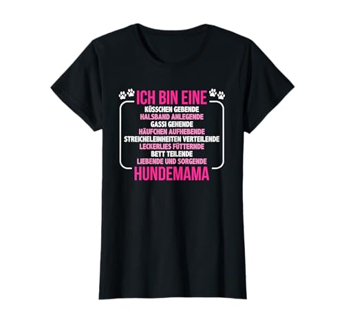 Hund Mama Hund Motiv Hund Sprüche Hundebesitzer Geschenkidee T-Shirt Hund Mama Hund Motiv Hund Sprüche Hundebesitzer Geschenkidee T-Shirt von Hund Pfote Hundemama Hundehalter Spruch Geschenk