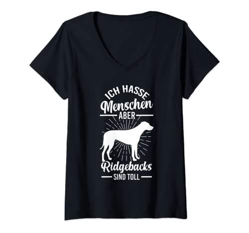 Damen Rhodesian Ridgeback sind toll Rhodesian Ridgeback T-Shirt mit V-Ausschnitt Damen Rhodesian Ridgeback sind toll Rhodesian Ridgeback T-Shirt mit V-Ausschnitt von Hund Rhodesian Ridgeback Geschenk