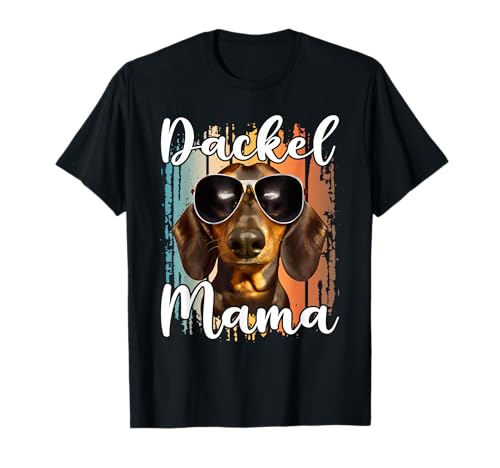 Hunde Dackel Mama T-Shirt von Hunde Dackel Geschenke Designs