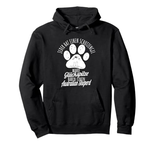 Australian Shepherd Schutzengel Hunde Spruch T-Shirt Damen Pullover Hoodie von Hunde Geschenk für Frauen, Freundin zum Geburtstag