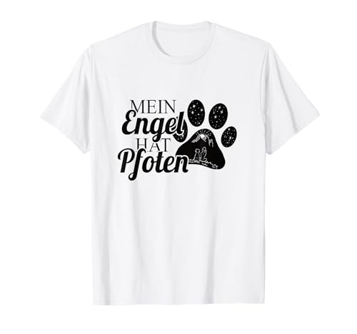 Mein Engel hat Pfoten Spruch Damen Frauen Hunde T-Shirt T-Shirt Mein Engel hat Pfoten Spruch Damen Frauen Hunde T-Shirt T-Shirt von Hunde Geschenk für Frauen, Freundin zum Geburtstag
