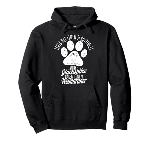 Weimaraner Schutzengel Hunde Spruch T-Shirt Damen Pullover Hoodie Weimaraner Schutzengel Hunde Spruch T-Shirt Damen Pullover Hoodie von Hunde Geschenk für Frauen, Freundin zum Geburtstag