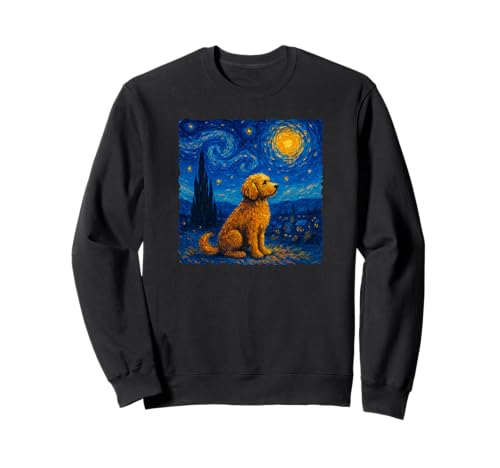 Vangogh-Doodle Hunderasse Goldendoodle Mama Doodle Hunde Sweatshirt von Hunde Haustiere Zubehör Geschenke Shirts