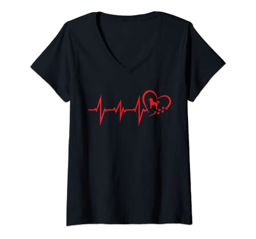 Damen Hunde Zubehör für Hundebesitzer als Pudel T-Shirt mit V-Ausschnitt Damen Hunde Zubehör für Hundebesitzer als Pudel T-Shirt mit V-Ausschnitt von Hunde Herrchen Geschenk und Frauchen Geschenk