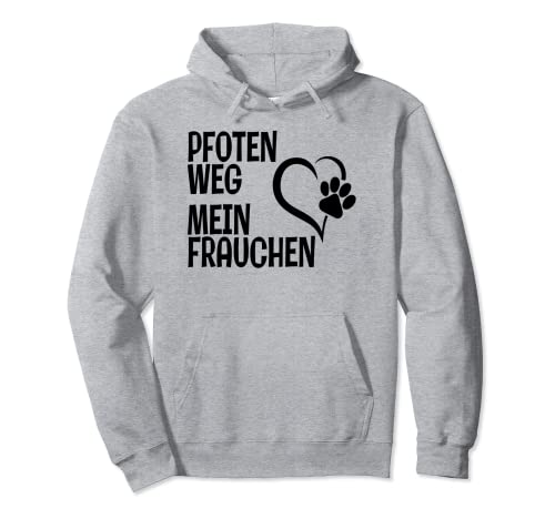 Pfotenabdruck Herz Frauchen Lustiger Spruch Damen Geschenk Pullover Hoodie Pfotenabdruck Herz Frauchen Lustiger Spruch Damen Geschenk Pullover Hoodie von Hunde Pfote Herz Design Hundeliebhaber Hundemama