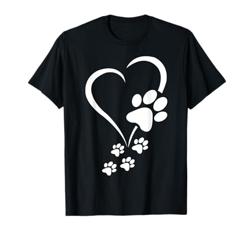 Hund Baby Hunde Hundepfoten Herz Hunde Pfoten Pfotenabdruck T-Shirt Hund Baby Hunde Hundepfoten Herz Hunde Pfoten Pfotenabdruck T-Shirt von Hunde Welpen Hundeliebhaber Geschenke