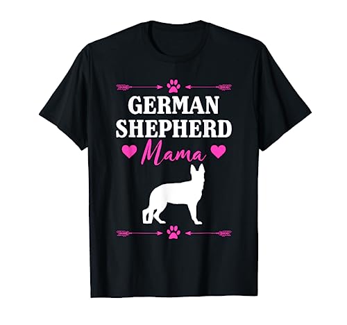 Deutsche Schäferhund Mama Deutscher Schäferhund T-Shirt von Hundebesitzer Geschenkidee Deutscher Schäferhund